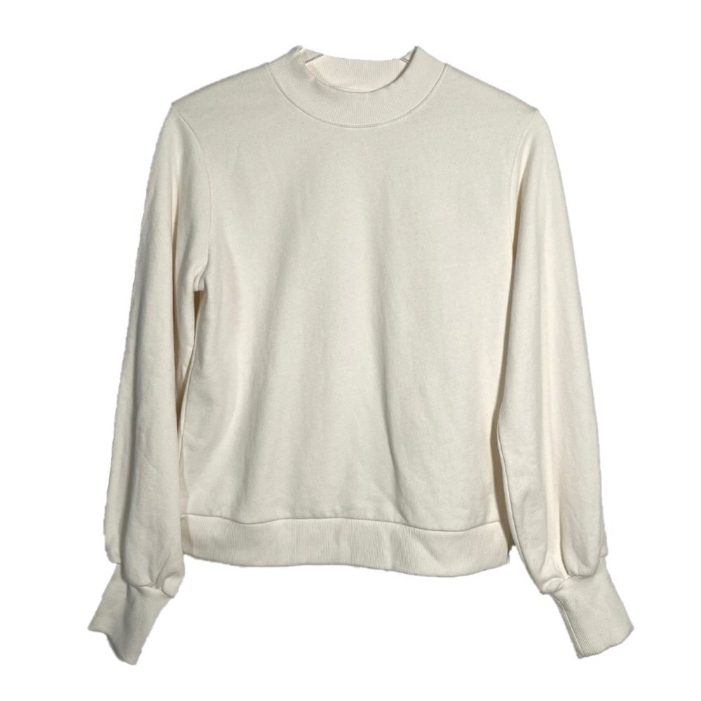 Nation LTD Cream Colored Crew Neck Sweatshirt Size XS